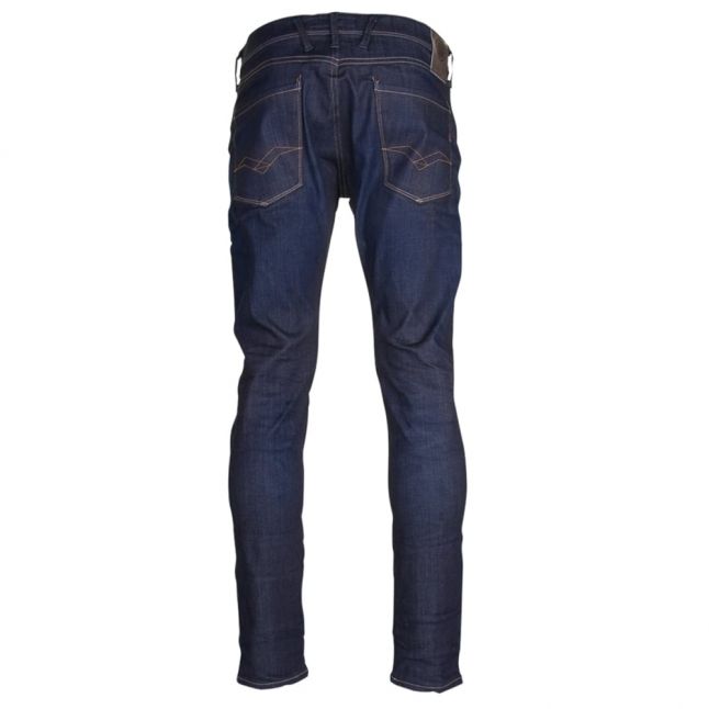 Mens Blue Anbass Hyperflex Slim Fit Jeans