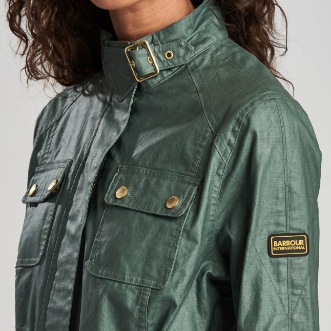 Womens Tussock Bearings Casual Belted Jacket