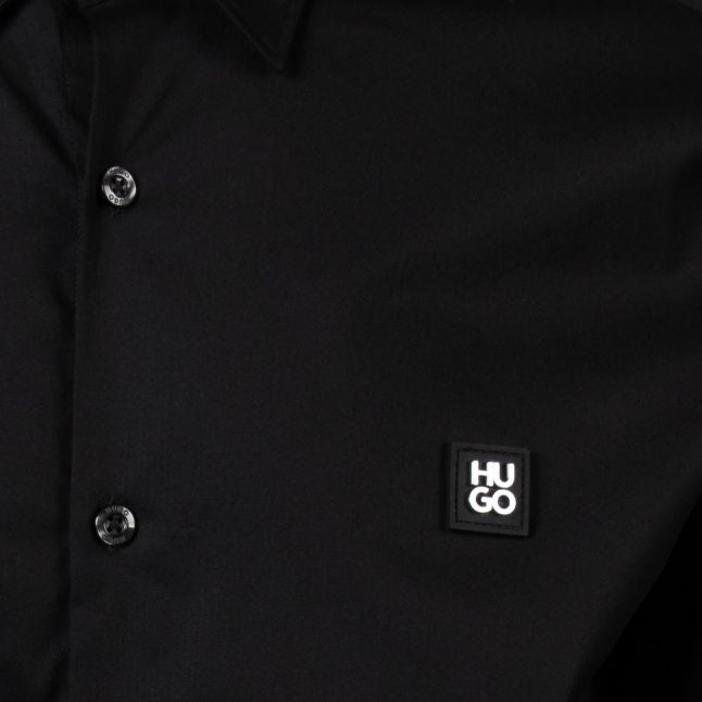 Mens Black Ermo L/s Shirt