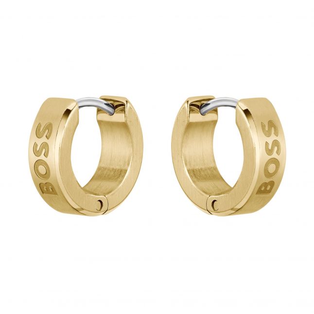 Mens Gold Odell Huggie Earrings