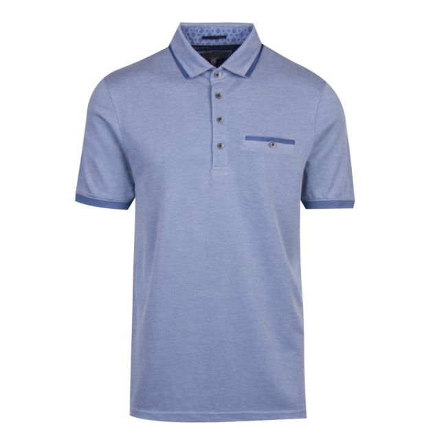 Mens Bright Blue Jakturc Soft Touch S/s Polo Shirt