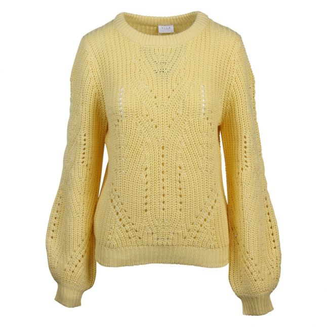 Womens Mellow Yellow Viwishi Knitted Jumper