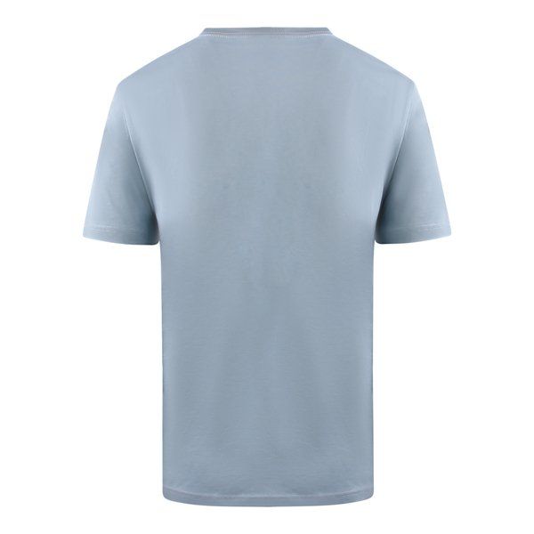 Mens Greyish Blue Zebra Badge Reg Fit S/s T Shirt