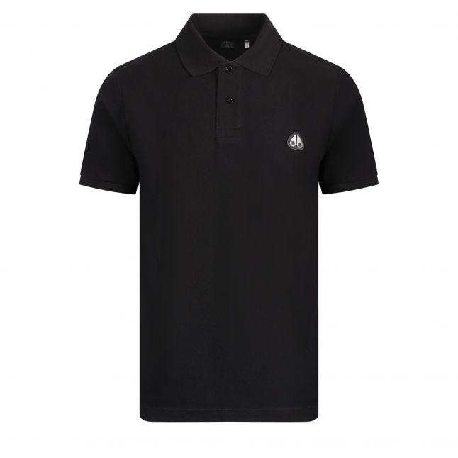 Mens Black Everett S/s Polo