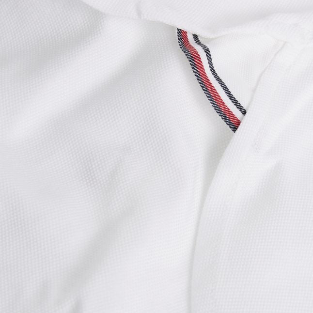 Mens Bright White Stretch Slim Fit Shirt