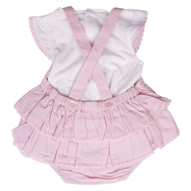 Baby Rose Dungaree Skirt Set