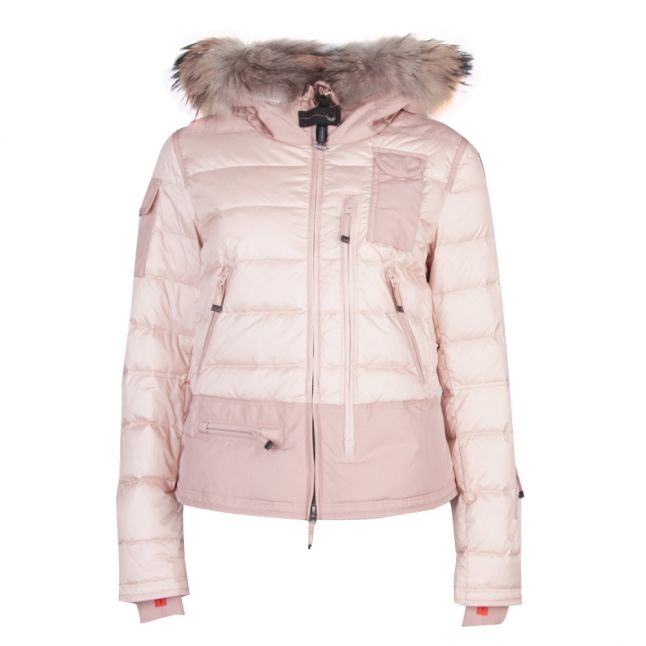 Womens Powder Pink Skimaster Hooded Jacket