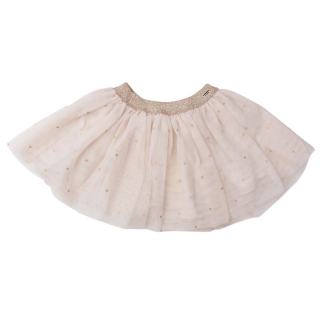 Girls Beige Stars Skirt