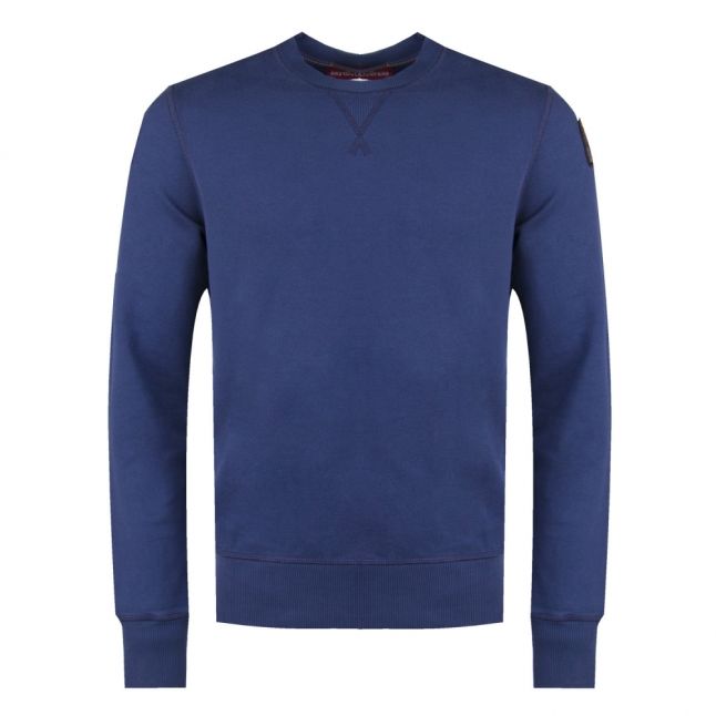 Mens Cadet Blue Caleb Crew Sweat Top