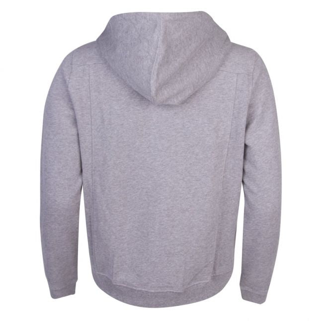 Womens Light Grey Heather Howard Hooded Zip Through Sweat Top