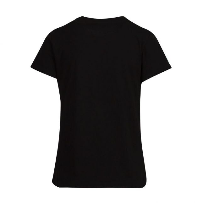 Womens Black The Slim Tee Patch S/s T Shirt