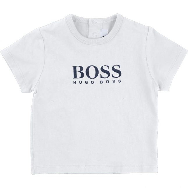 Baby White Logo S/s T Shirt