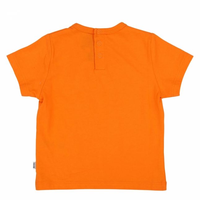 Toddler Orange Multi Logo S/s T Shirt