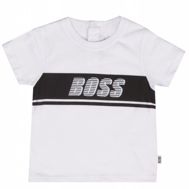 Toddler White Go Faster Logo S/s T Shirt