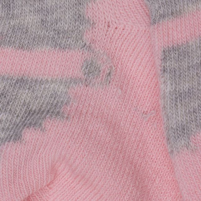 Baby Old Pink Jacquard Tights