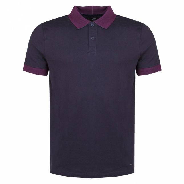 Casual Mens Dark Blue Pmesh S/s Polo Shirt