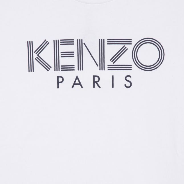 Boys Optical White Fantastic Logo S/s T Shirt