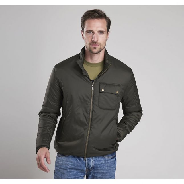 Mens Sage Winter Scarp Quilted Jacket