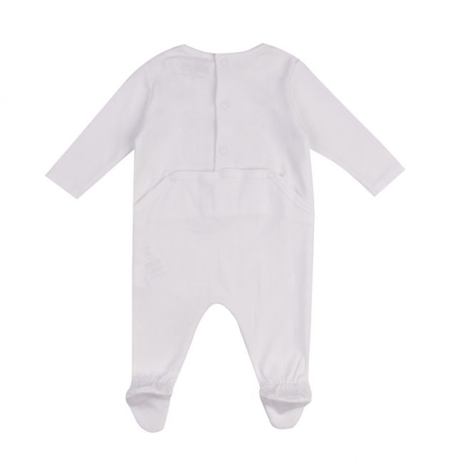 Baby Optic White Tiger Babygrow