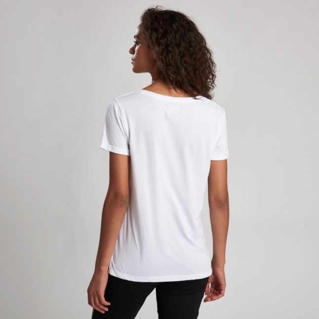 Womens White Baseline S/s T Shirt