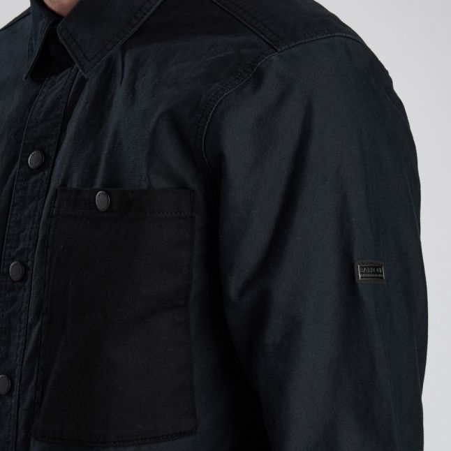 Mens Black Dual Overshirt