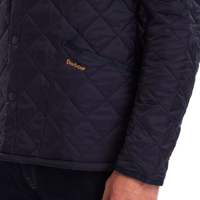 Mens Navy Heritage Liddesdale Quilted Jacket