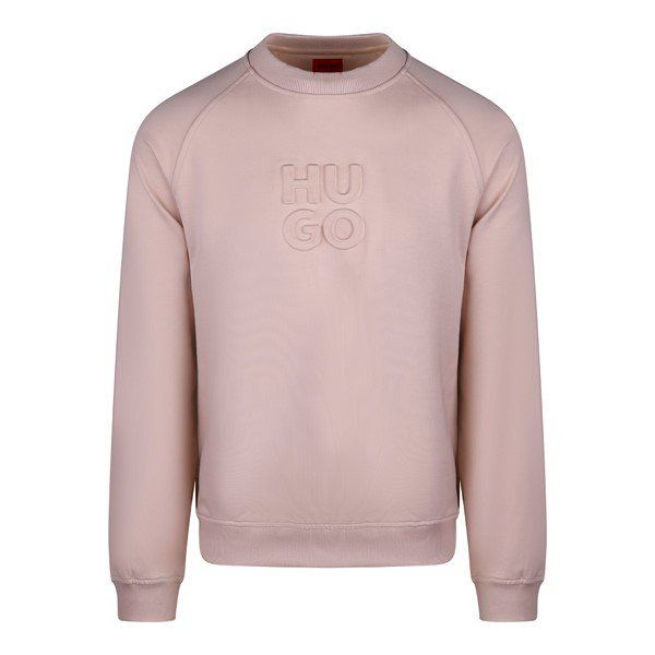 Mens Light Beige Dumbkin Raised Logo Sweat