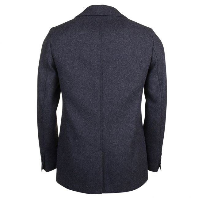 Mens Charcoal Zachary Wool Peacoat