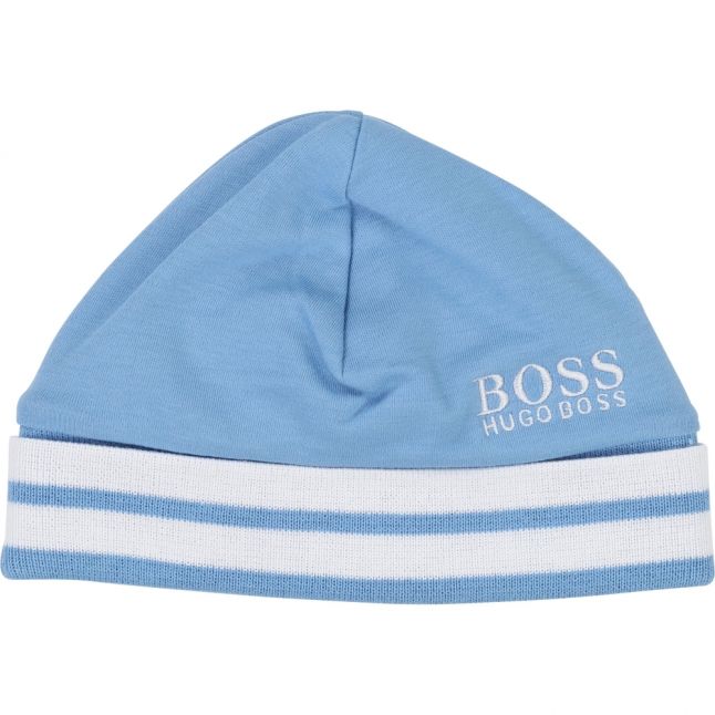 Baby Blue Logo Stripe Soft Hat