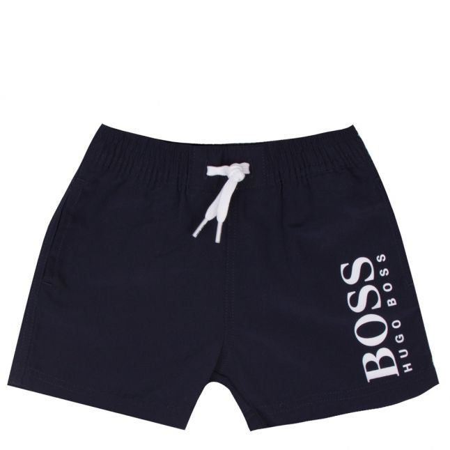 Toddler Navy Branded Swim Shorts