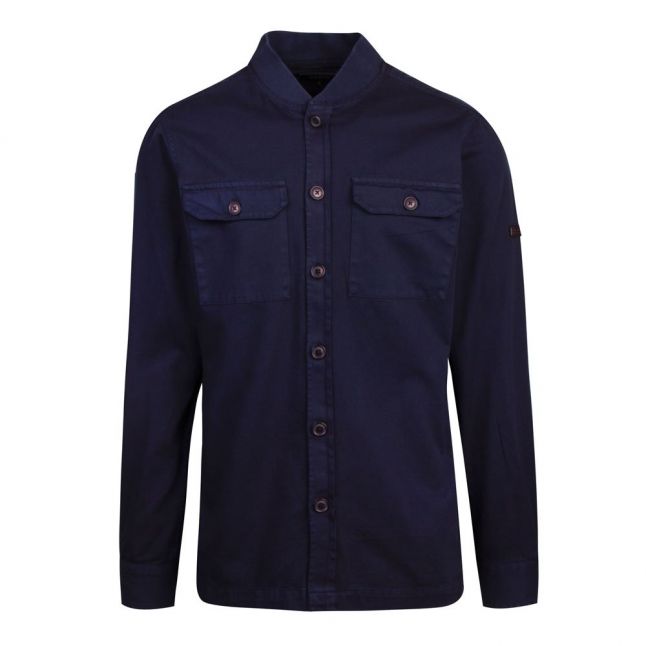 Mens Navy Spacer Overshirt