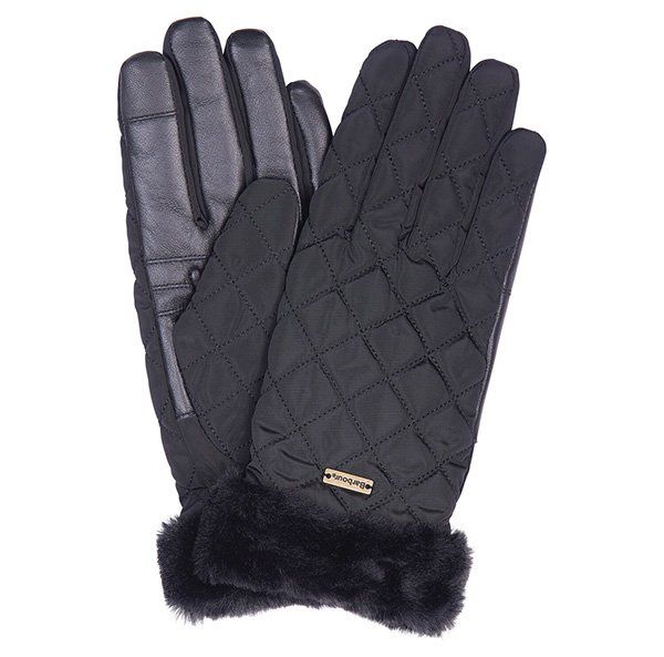 Womens Black Norwood Gloves