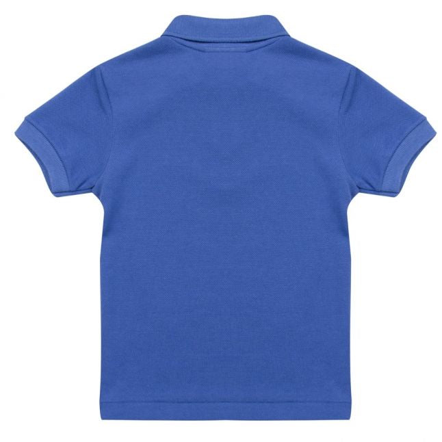 Boys Elysee Blue Classic Pique S/s Polo Shirt