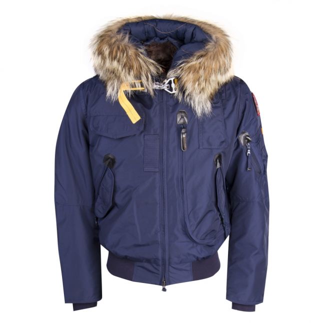 Mens Cadet Blue Gobi Down Hood Jacket