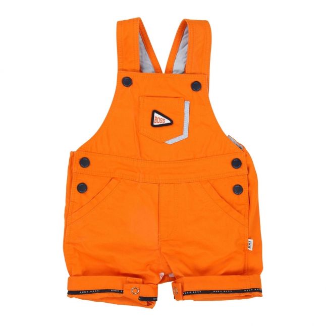 Baby Orange Pocket Trim Dungarees