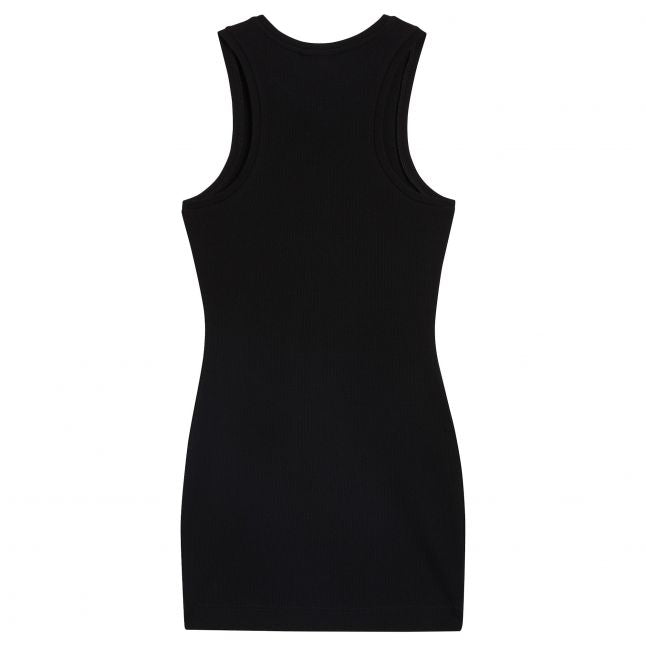 Womens Black Bentley Rib Jersey Dress