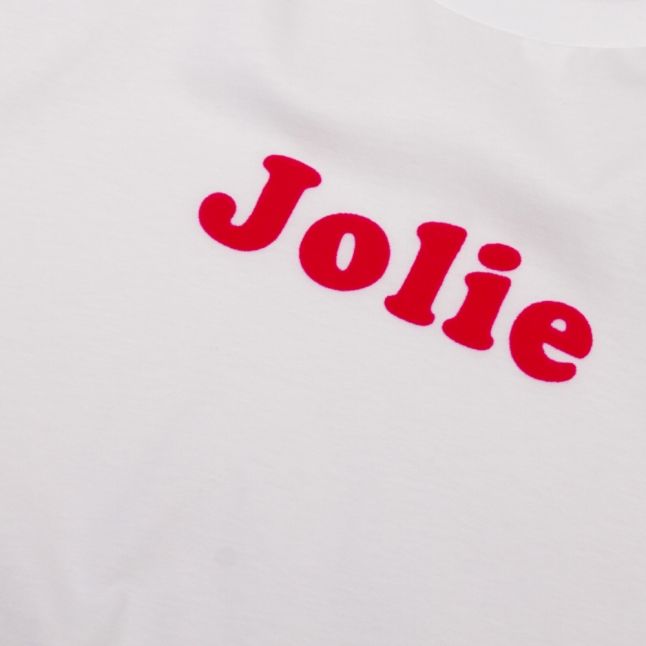 Womens Linen White French Jolie S/s T Shirt