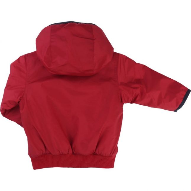 Baby Red Branded Hooded Jacket