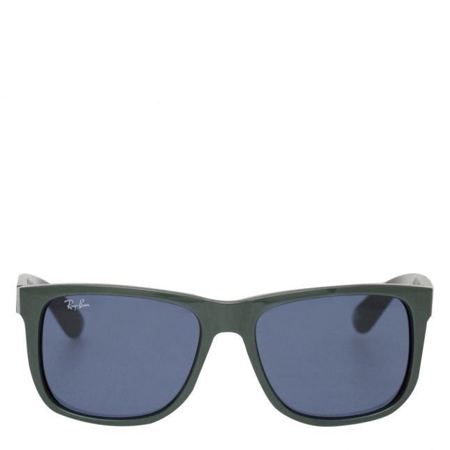 Mens Green Metallic On Black RB4165 Justin Sunglasses