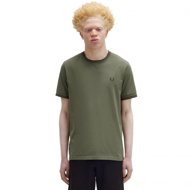 Mens Laurel Green/Night Twin Tipped S/s T Shirt