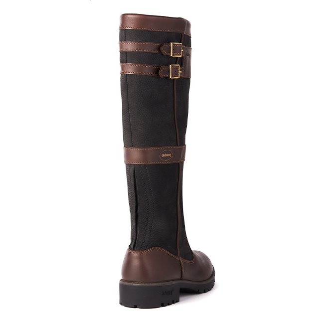 Womens Black & Brown Longford Boots