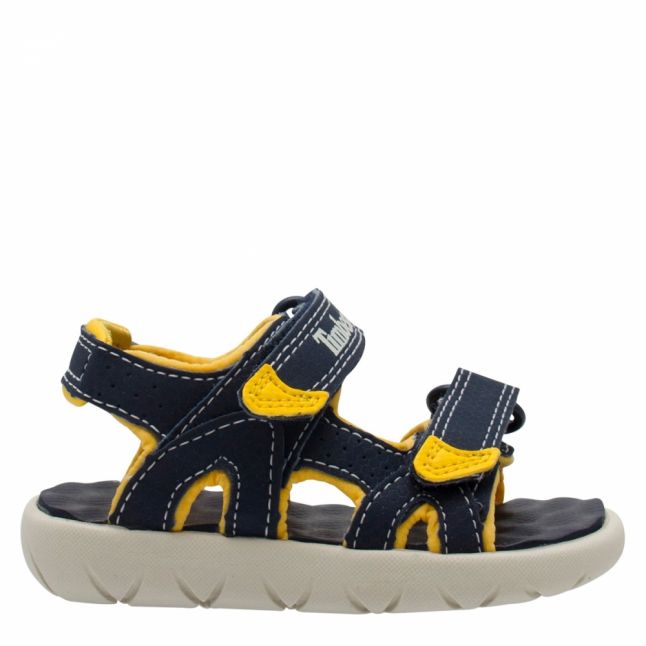 Toddler Navy Perkins Row 2-Strap Sandals (21-29)