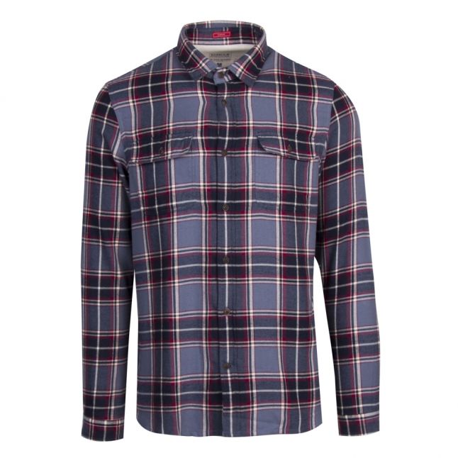 Steve McQueen™ Collection Mens Blue Bill Check L/s Shirt