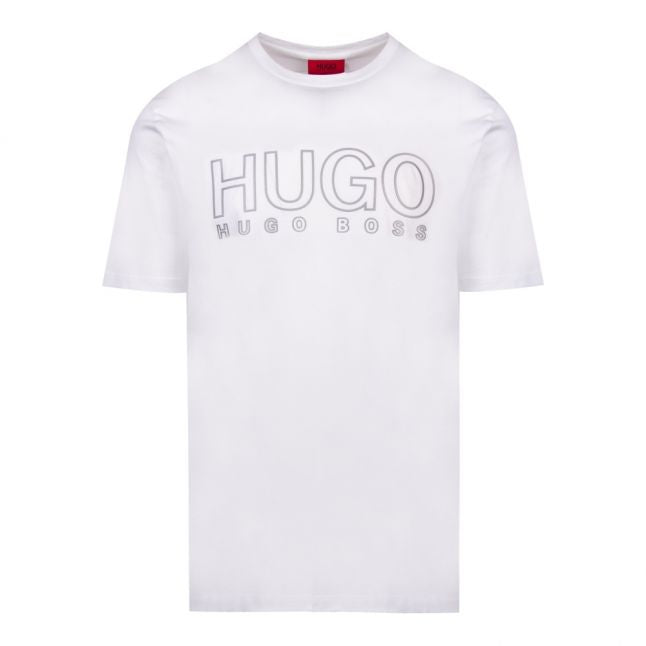 Mens White Dolive-U202 S/s T Shirt