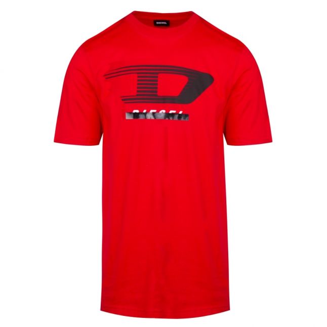 Mens Red T-Just-Y4 S/s T Shirt