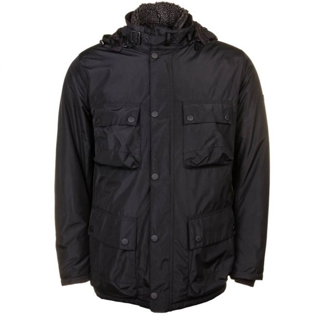 Mens Black Capacitor Waterproof Jacket