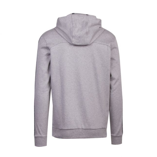 Mens Light Grey Dercolano Hooded Sweat Top