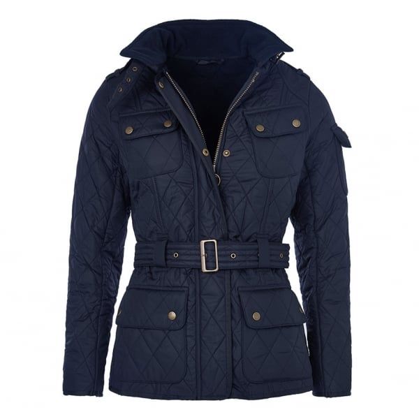 Womens Navy Love Tourer Polarquilt Jacket