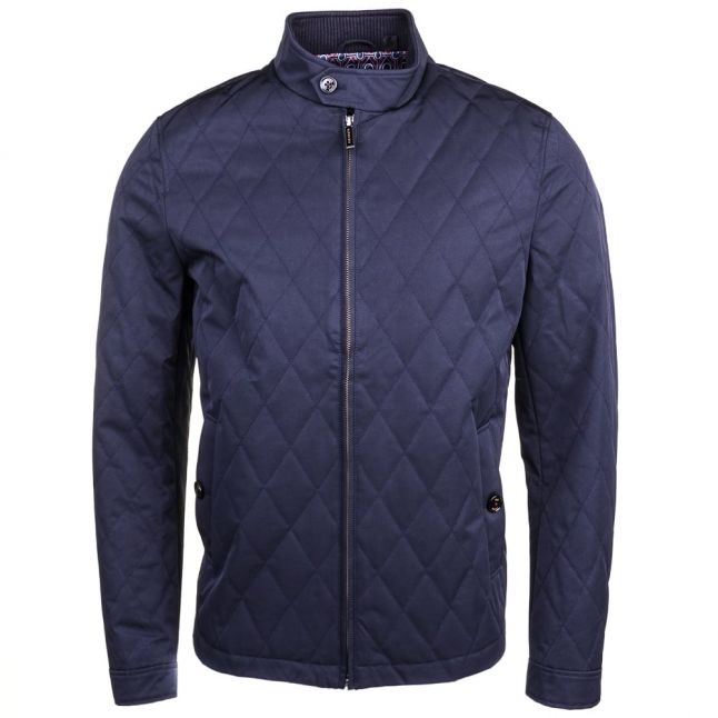 Mens Navy Noah Quilted Jacket