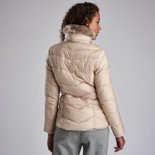 Womens Oyster Nurburg Quilted Jacket